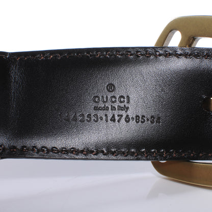 Gucci Leather Web Grommet Belt 85 34 3 of 4