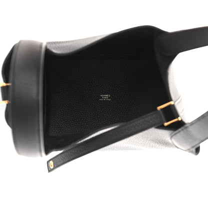 Hermes Taurillon Clemence Picotin Lock 18 PM Black 5 of 9