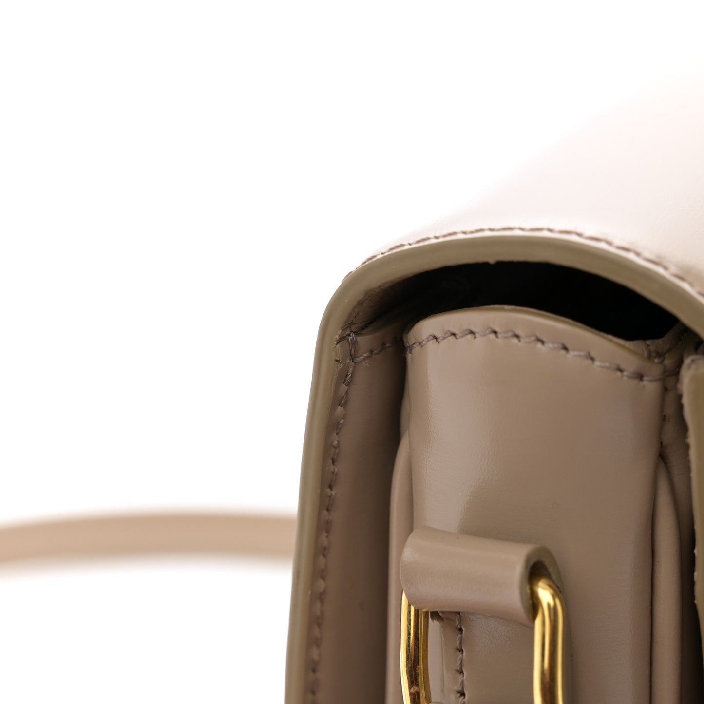 Shiny Calfskin Teen Besace Safari