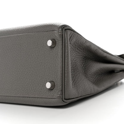 Hermes Togo Kelly Retourne 25 Etain 10 of 11