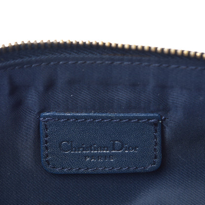 Christian Dior Monogram Mini Saddle Pochette Navy 6 of 9