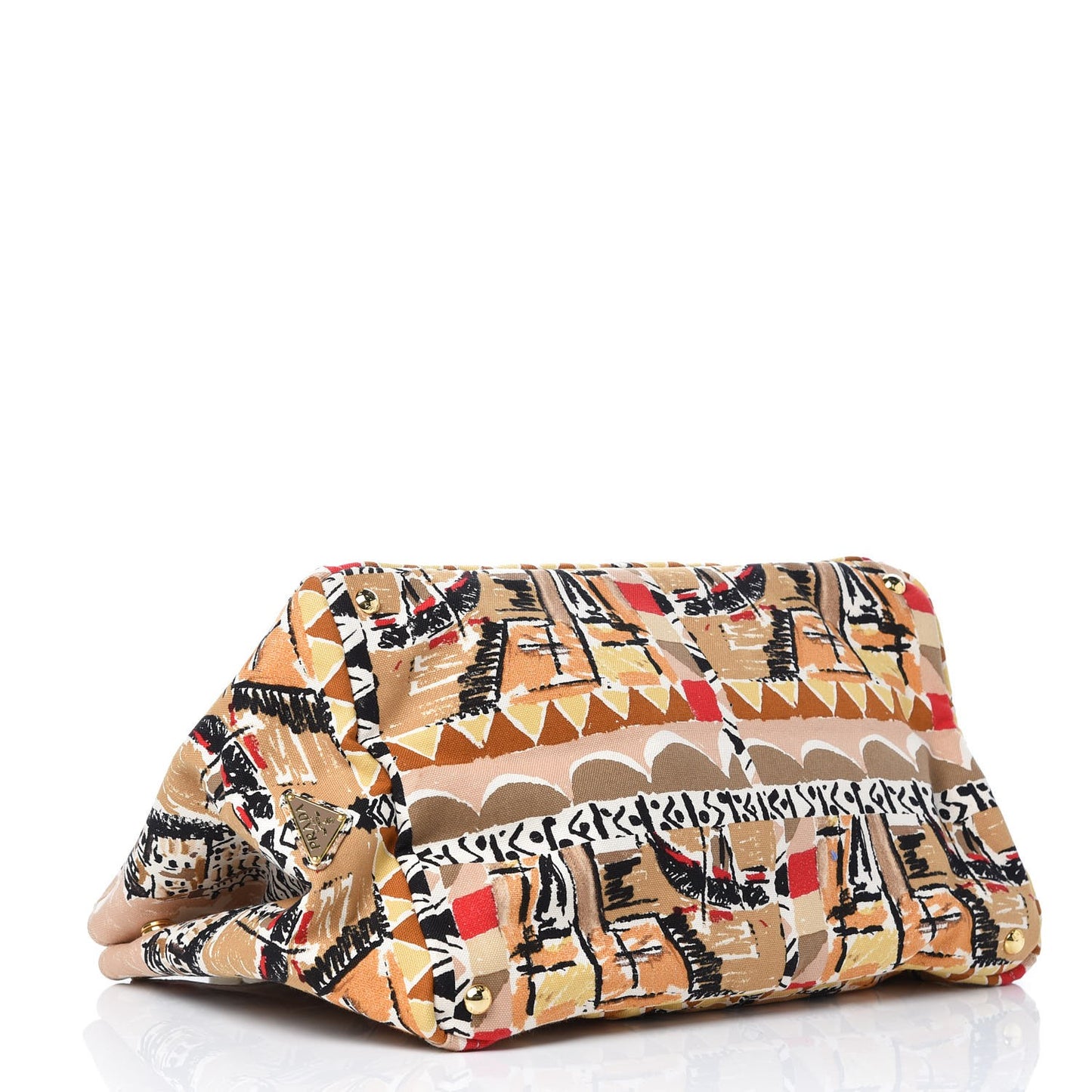 Canvas Canapa Stampata Tote Kaki Venezia