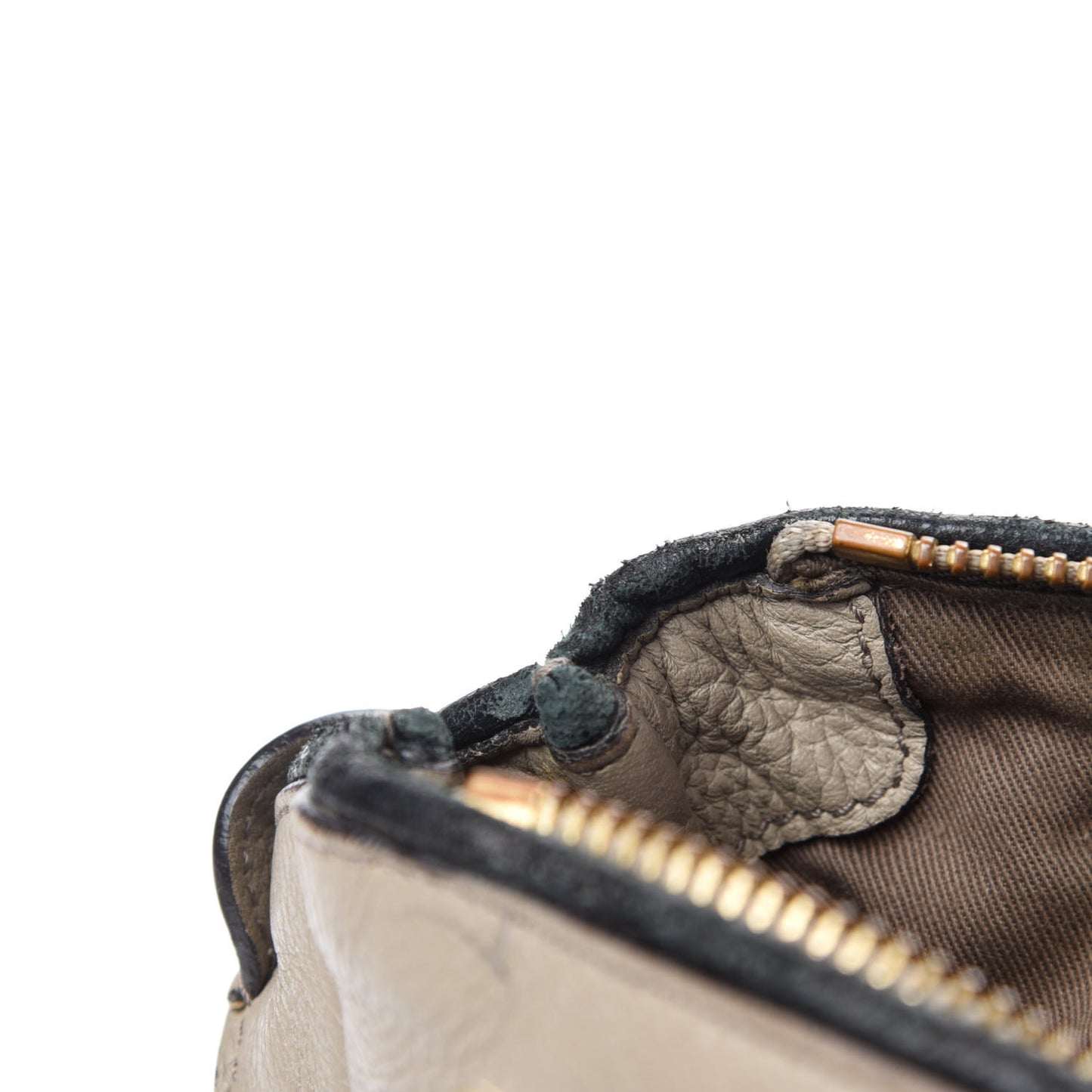 Calfskin Braided Medium Marcie Satchel Motty Grey
