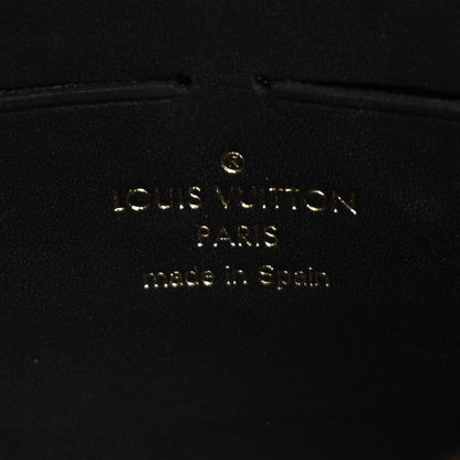 Louis Vuitton Damier Ebene Vavin Chain Wallet Black 6 of 14