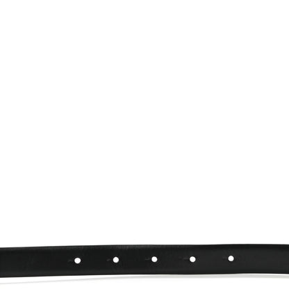 Valentino Garavani Glossy Calfskin VLogo Reversible Belt 100 40 Saddle Brown Black 4 of 5