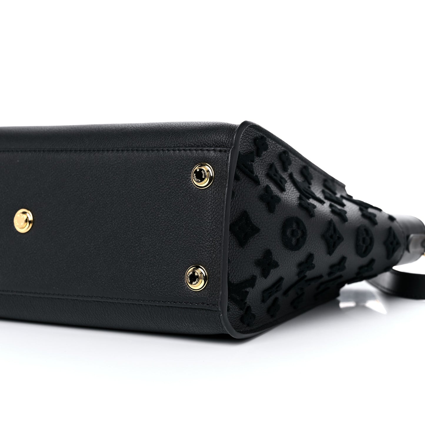 Calfskin Monogram Tufting On My Side Black