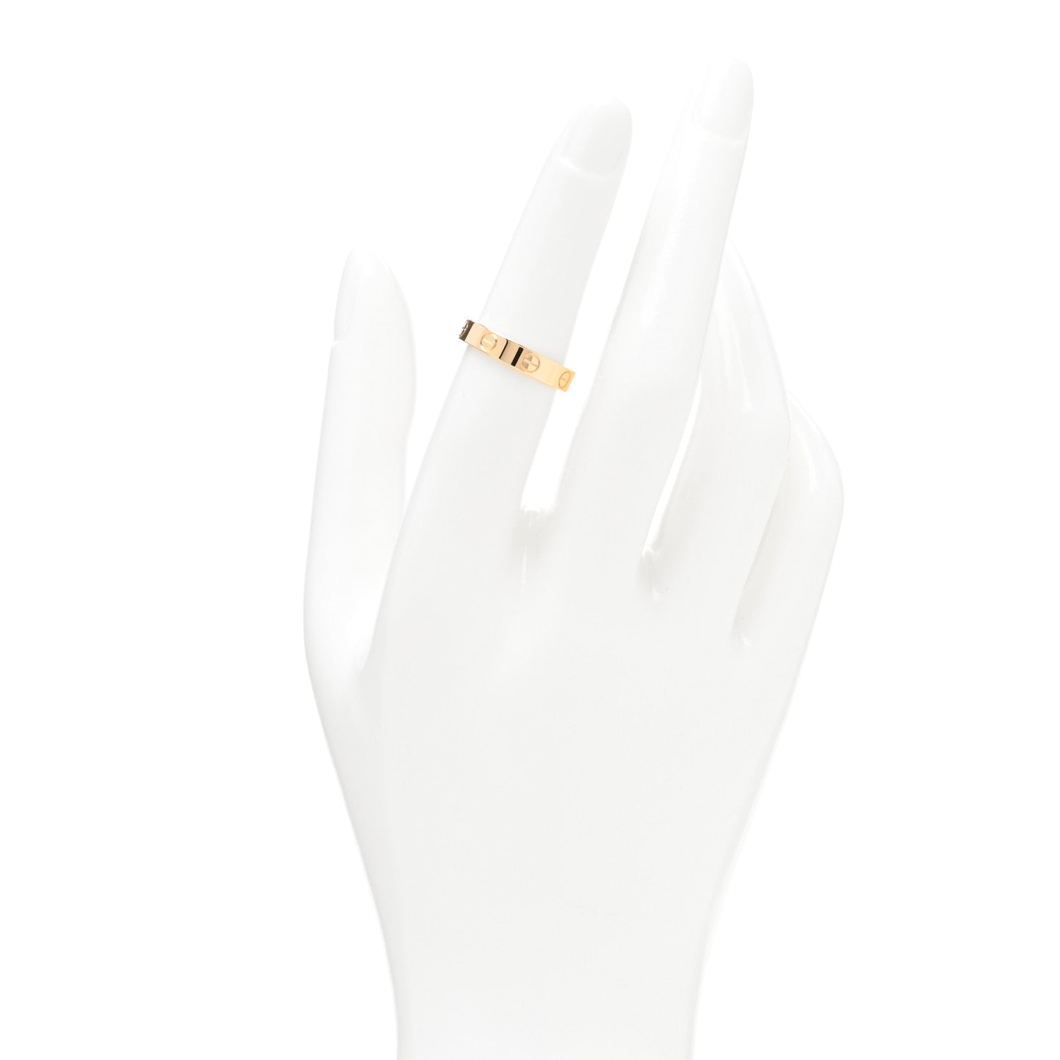 Cartier 18K Yellow Gold 3.5mm LOVE Wedding Band Ring 52 6 2 of 5