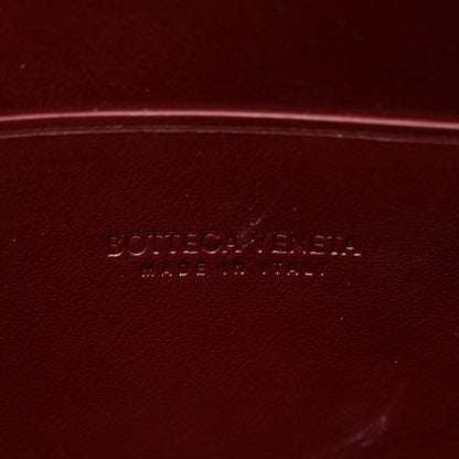 Bottega Veneta Nappa Maxi Intrecciato Small Cassette Flat Zip Pouch Bordeaux 6 of 7