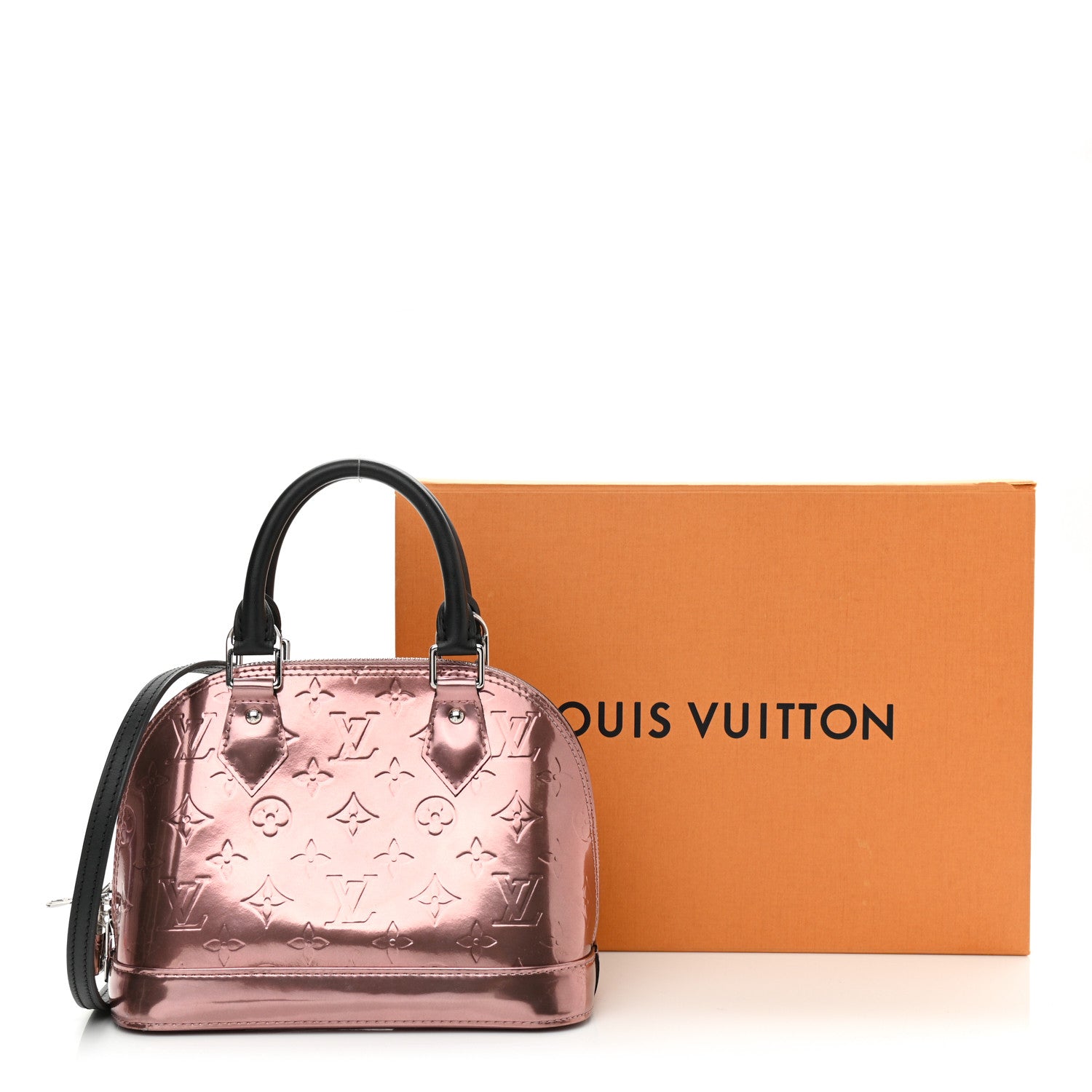Louis Vuitton Vernis Alma BB Rose Cuivre 13 of 13