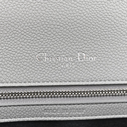 Christian Dior Grained Calfskin Medium Diorama Flap Bag Gris 6 of 11