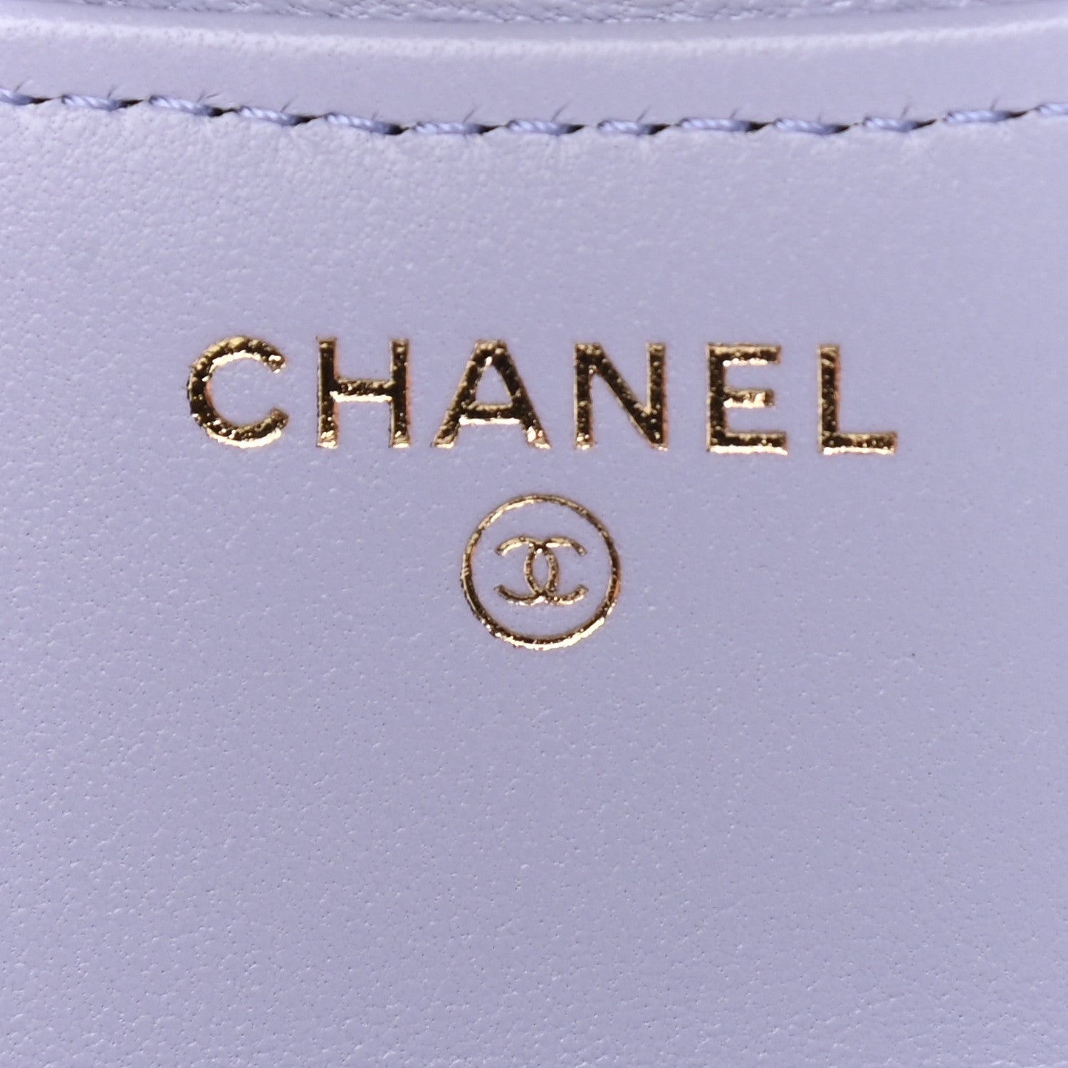 Chanel Lambskin Quilted Top Handle Flap Coin Purse With Chain Light Purple 6 of 11