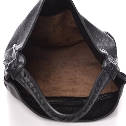 Bottega Veneta Cervo Lavato Deerskin Hobo Black 5 of 12