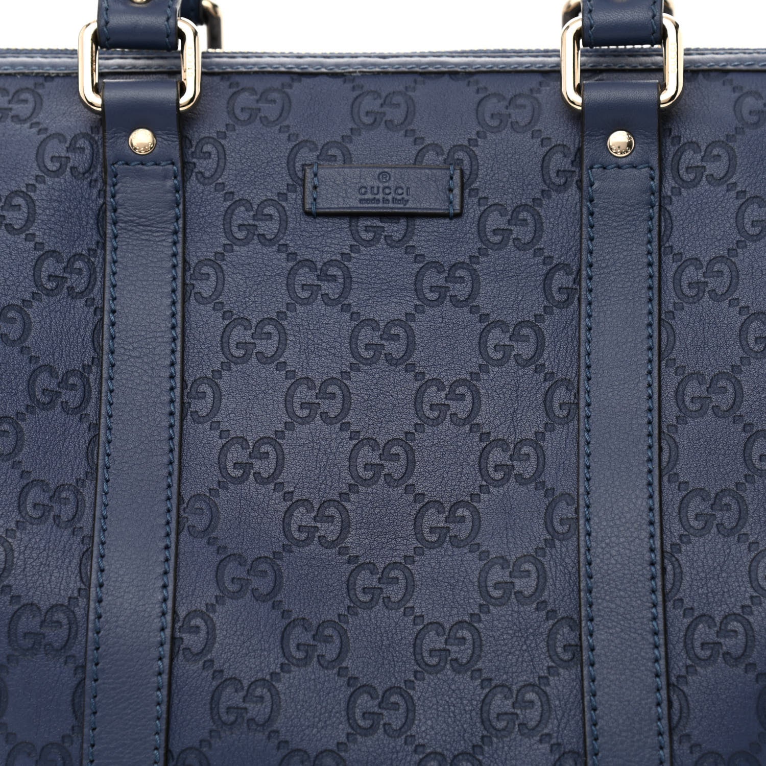 Gucci Guccissima Medium Joy Boston Blue 7 of 9