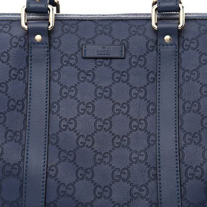 Gucci Guccissima Medium Joy Boston Blue 7 of 9