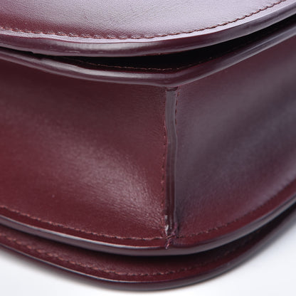 Celine Box Calfskin Medium Classic Box Flap Bag Burgundy 9 of 11