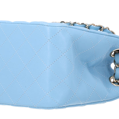 Chanel Caviar Quilted Mini Bucket Bag Blue 10 of 10