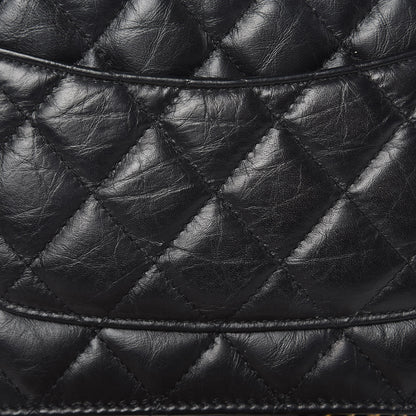 Chanel Aged Calfskin Quilted Reissue Wallet On Chain WOC Black 12 of 14