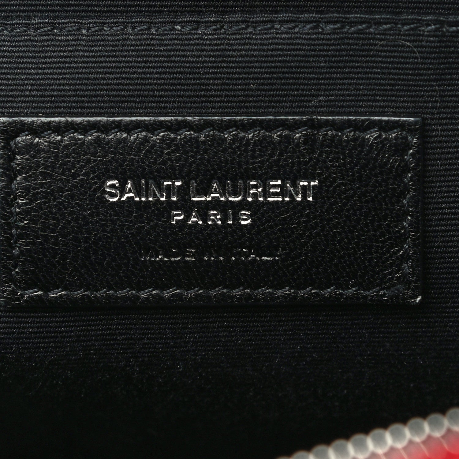 Saint Laurent Lambskin Monogram Small Lou Camera Bag Lipstick Red 6 of 12