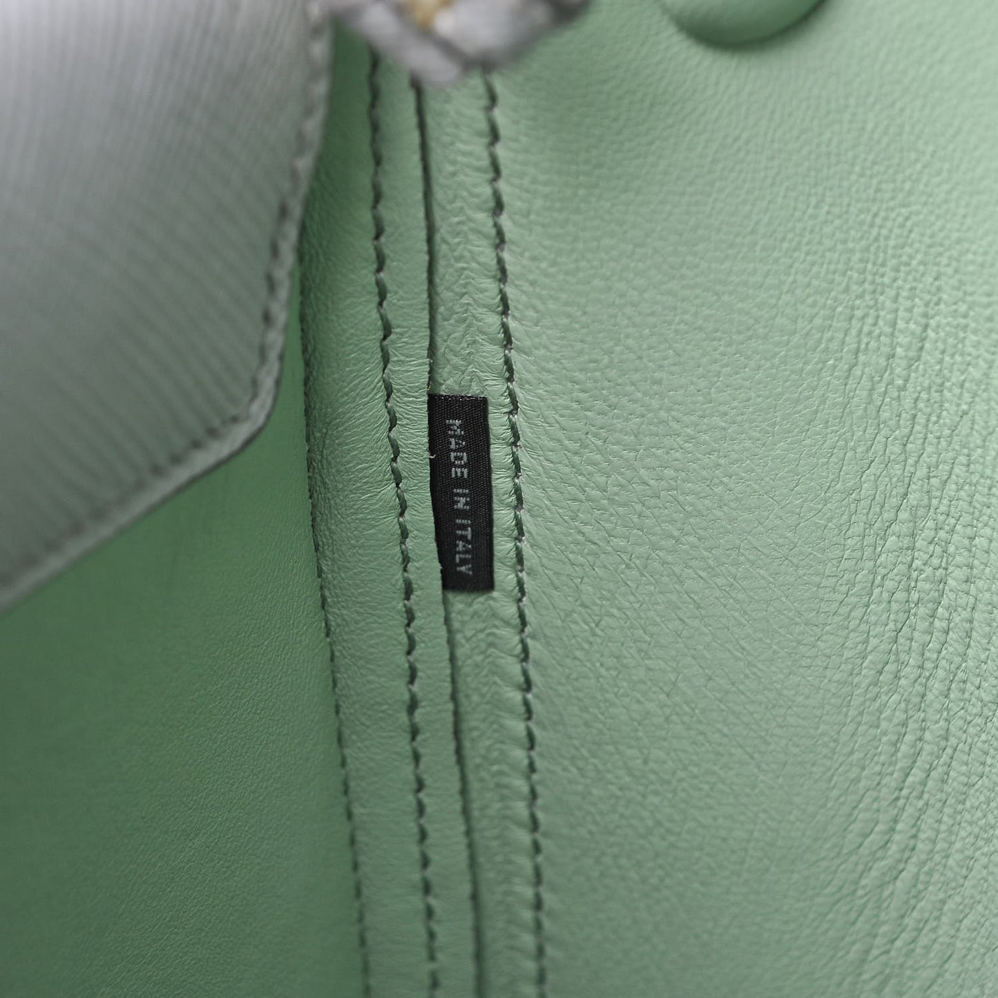 Saffiano Cuir Medium Double Bag Granito Acquamarina