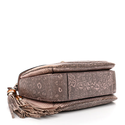 Gucci Lizard Medium New Bamboo Top Handle Bag Pink 4 of 11