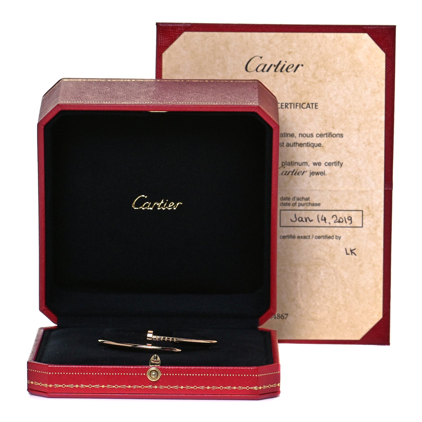 18K Pink Gold Small Juste Un Clou Bracelet 15