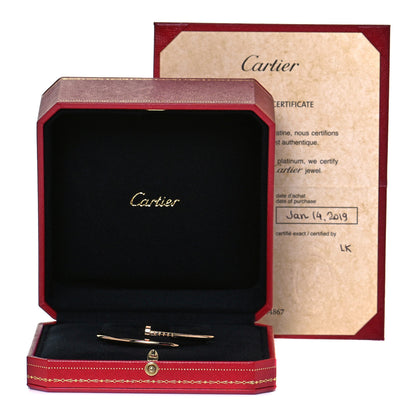 Cartier 18K Pink Gold Small Juste Un Clou Bracelet 15 5 of 5