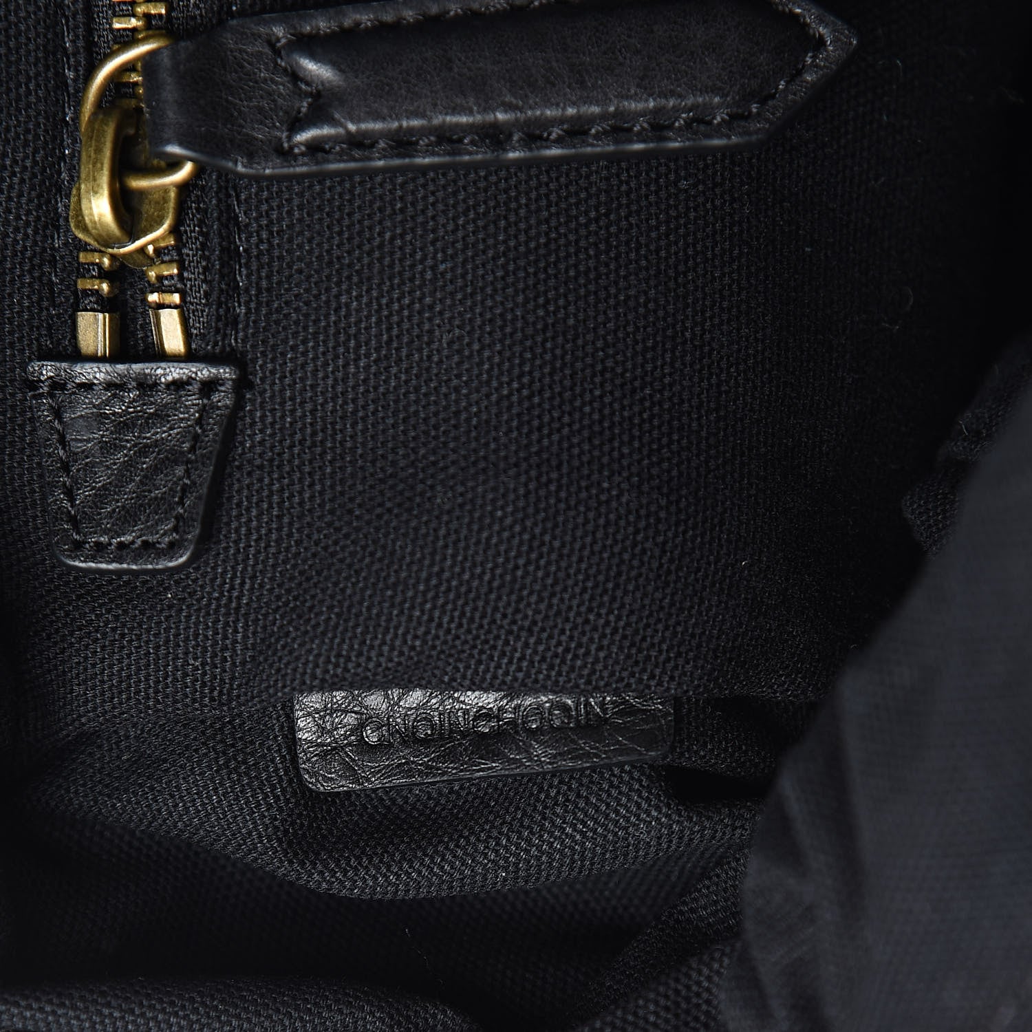 Burberry Overdyed Canvas Mega Check Drifton Backpack Black 7 of 10
