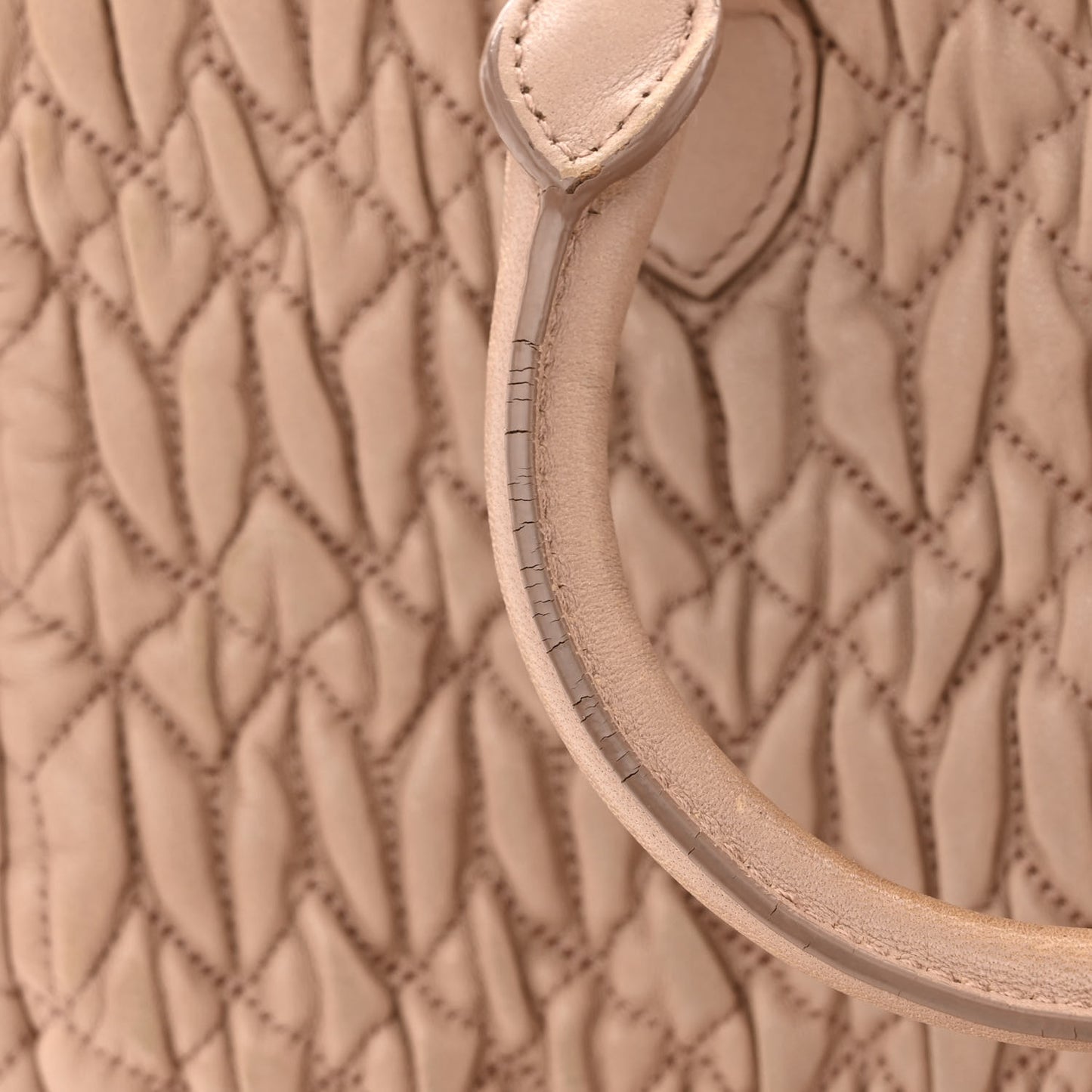 Nappa Matelasse Swarovski Crystal Tote Cammeo