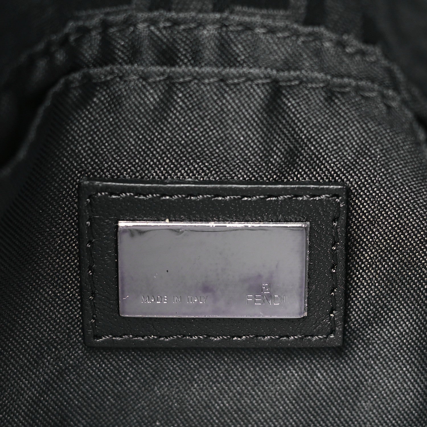 Fendi Zucchino Mini Mama Baguette Black 6 of 9