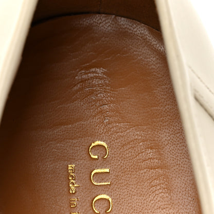 Gucci Jakarta Calfskin Womens Interlocking G Horsebit Loafers 40.5 Mystic White 11 of 12