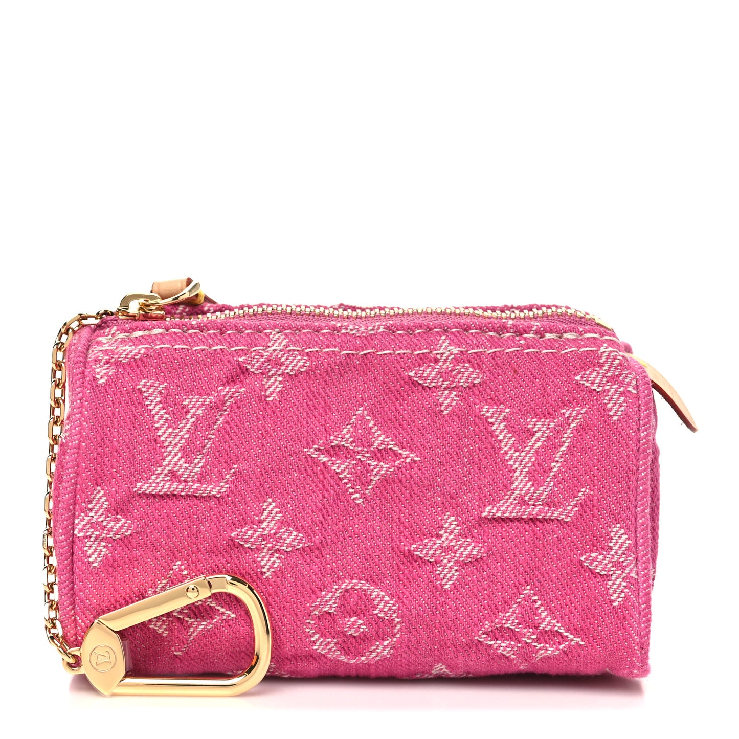 Denim Trousse Speedy Fuchsia