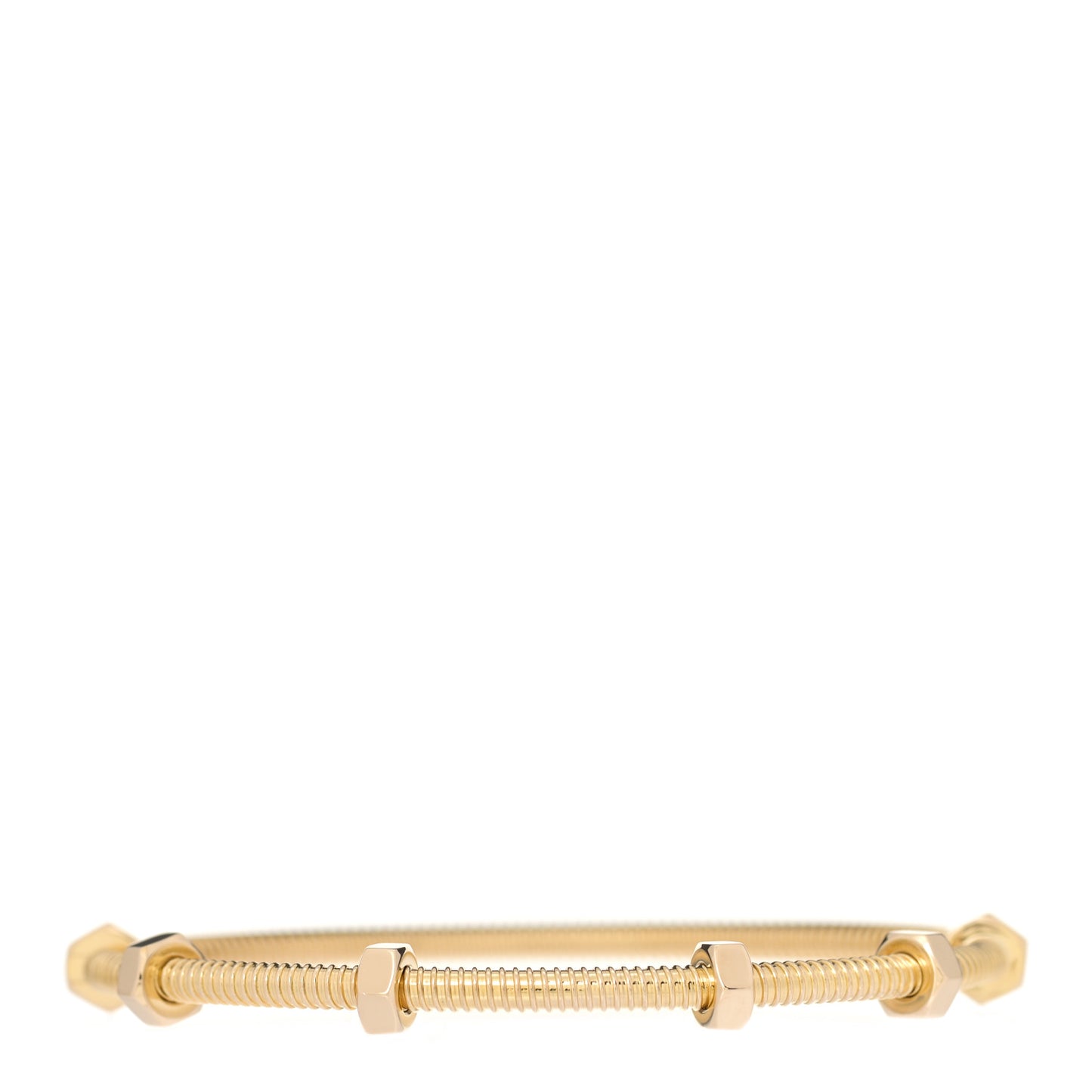 18K Yellow Gold Ecrou de Cartier Bracelet 19