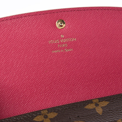 Louis Vuitton Monogram Bloom Flower Emilie Wallet 5 of 7
