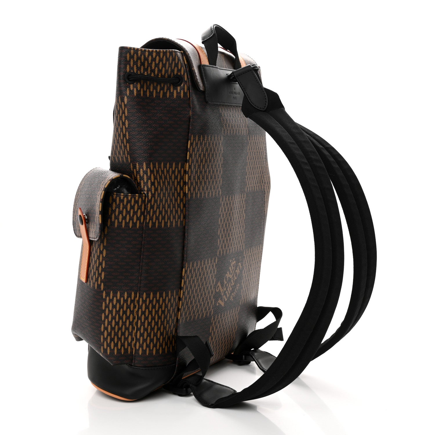 Louis Vuitton X NIGO Giant Damier Ebene Monogram Christopher PM Backpack 3 of 9