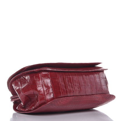 Nancy Gonzalez Crocodile Chain Frame Bag Red 4 of 9