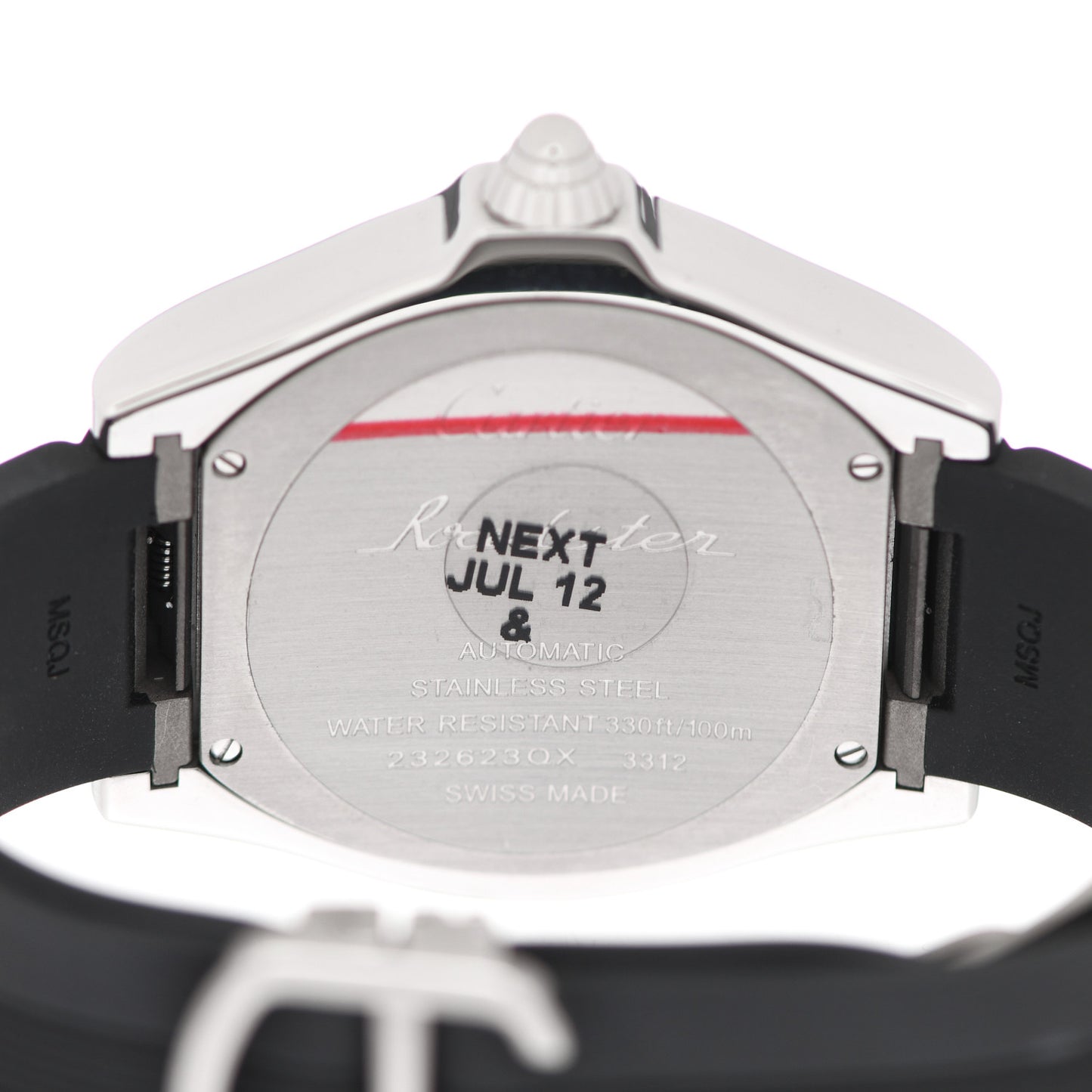 Stainless Steel Rubber 37mm Roadster Automatic Watch