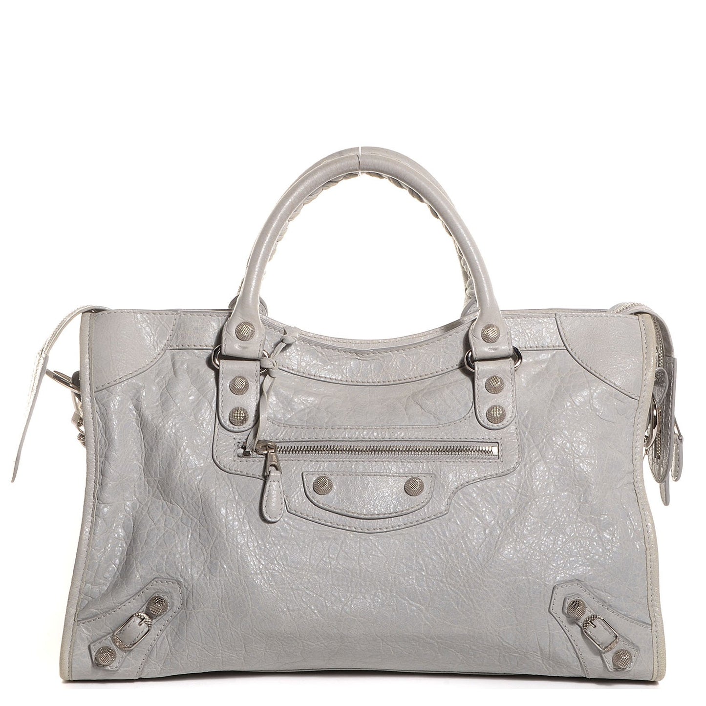 Agneau Giant 12 Silver Hardware City Gris Ciment