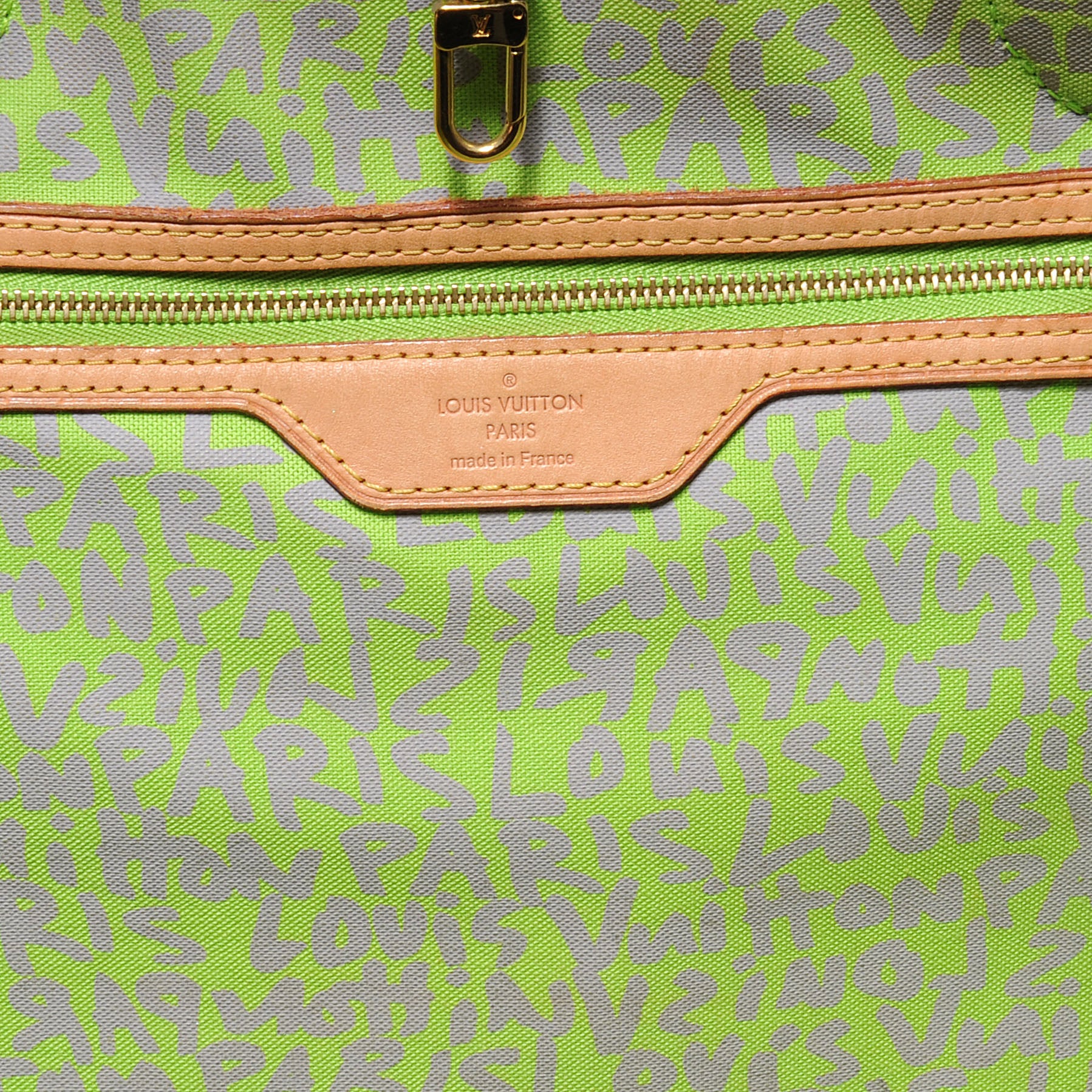 Louis Vuitton Monogram Graffiti Neverfull GM Green 5 of 7