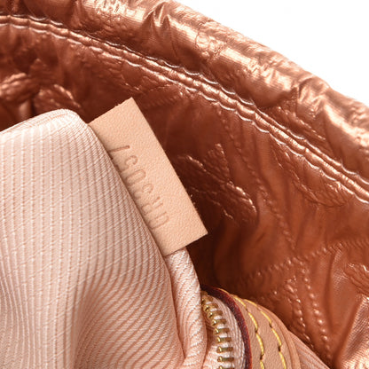 Louis Vuitton Jacquard Quilted Monogram Limelight Clutch GM Rose Gold 7 of 7