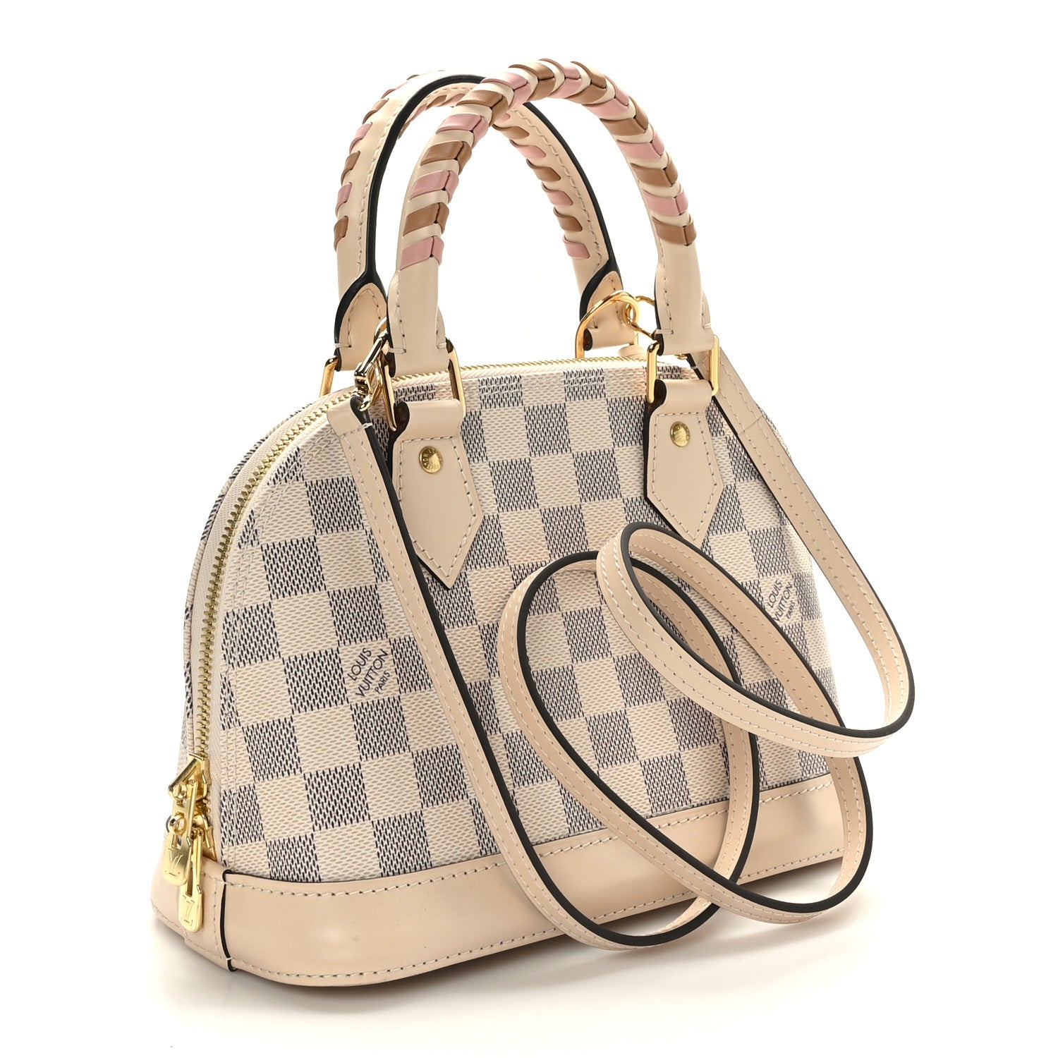 Louis Vuitton Damier Azur Braided Alma BB 3 of 8