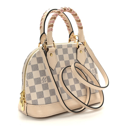 Louis Vuitton Damier Azur Braided Alma BB 3 of 8
