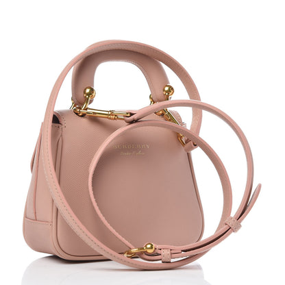 Burberry Trench Calfskin Mini DK88 Top Handle Bag Light Pink 3 of 8