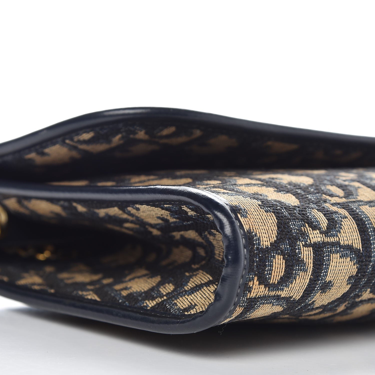 Christian Dior Monogram Convertible Clutch Navy Blue 8 of 10
