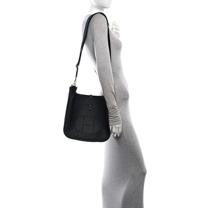 Hermes Taurillon Clemence Evelyne III PM Black 2 of 11