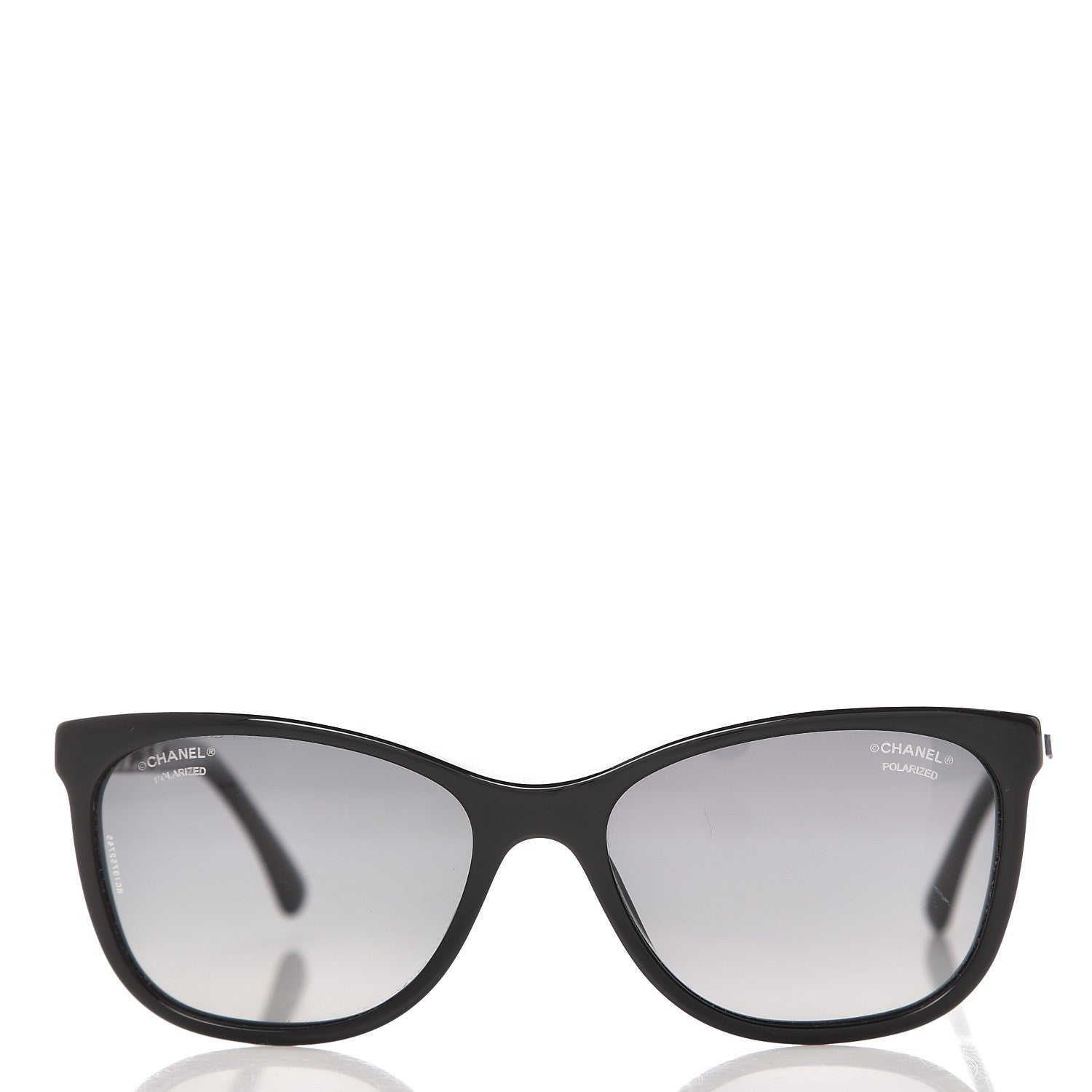 Chanel Cat Eye Chain Polarized Sunglasses 5260-Q Black 2 of 9