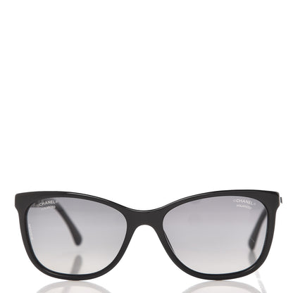 Chanel Cat Eye Chain Polarized Sunglasses 5260-Q Black 2 of 9