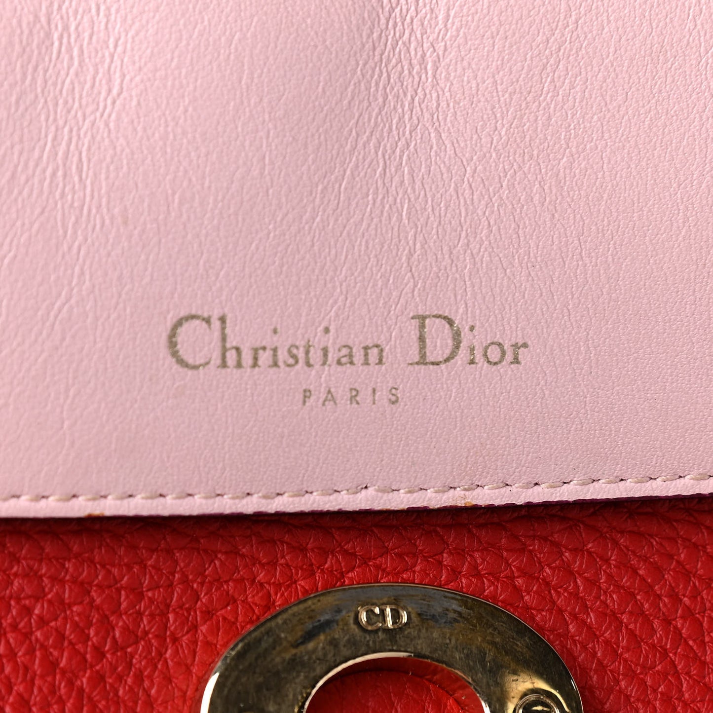 Bullcalf Small Be Dior Flap Red