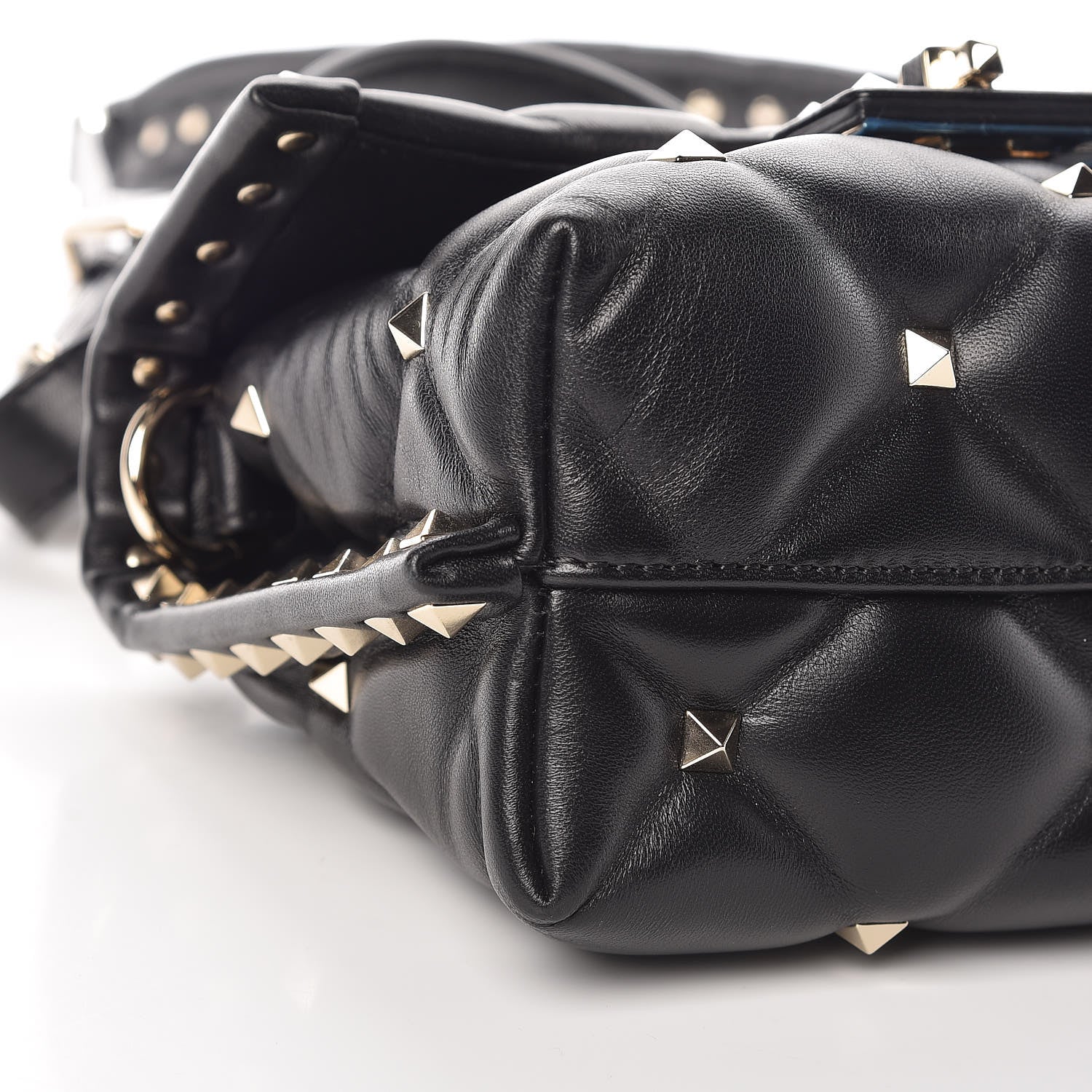 Valentino Garavani Nappa Mini Candystud Top Handle Bag Black 8 of 9
