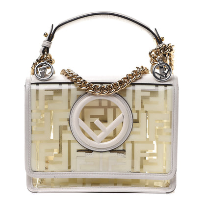 Fendi TPU FF Vitello Century F is Fendi Small Kan I Shoulder Bag White 1 of 23