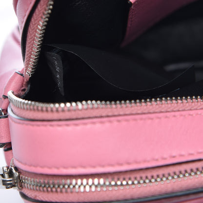 Miu Miu Nappa Matelasse Cavallino Patch Double Zip Shoulder Bag Miele Moro 11 of 14